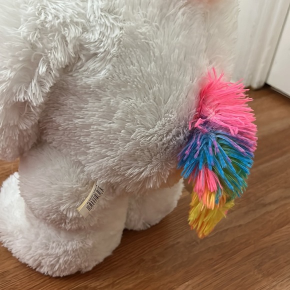 Rainbow Unicorn Stand Up Plushy “Valentine’s Day” - Picture 7 of 10